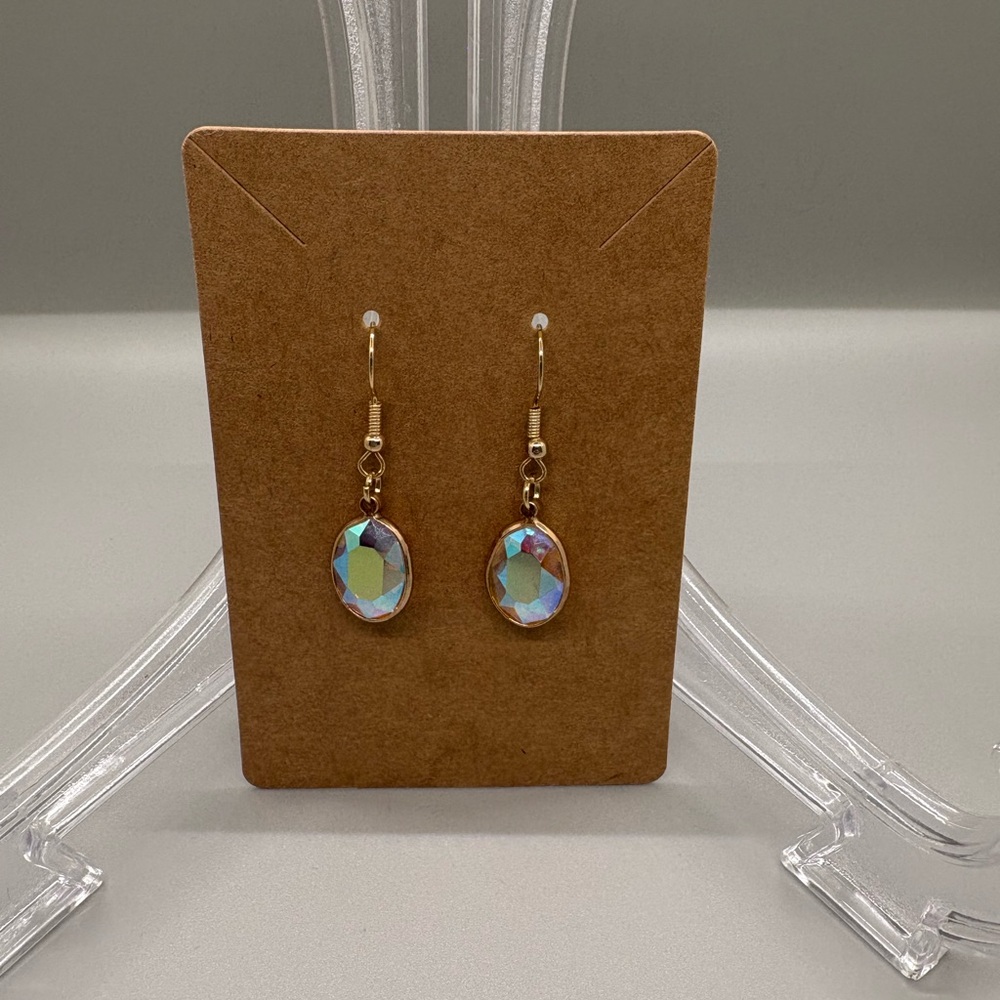 Hand Crafted Crystal Gem Earrings
